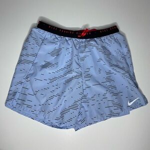 Nike Small Running Division Shorts DM4634 2-in-1 Compression Liner Blue